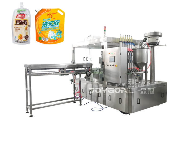 automatic cheap zonesun stand-up spout pouch filling sealing machine