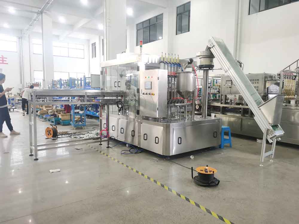 spout pouch filling and capping machine for yogurt-zld-6a