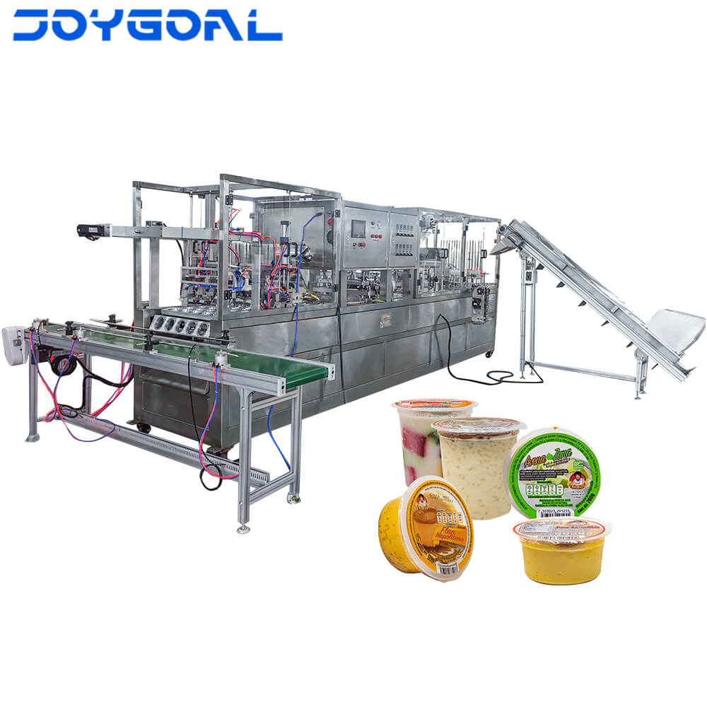 bhj-5 automatic cup filling and sealing machine for ice cube